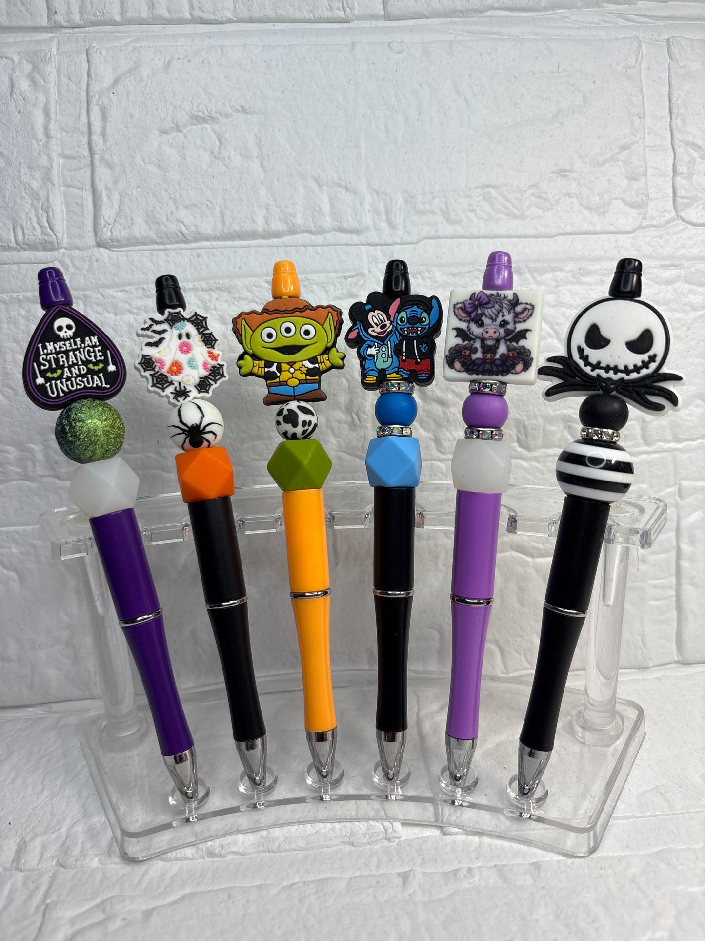 Beaded pens Halloween Inspired, all pens are sold individually 