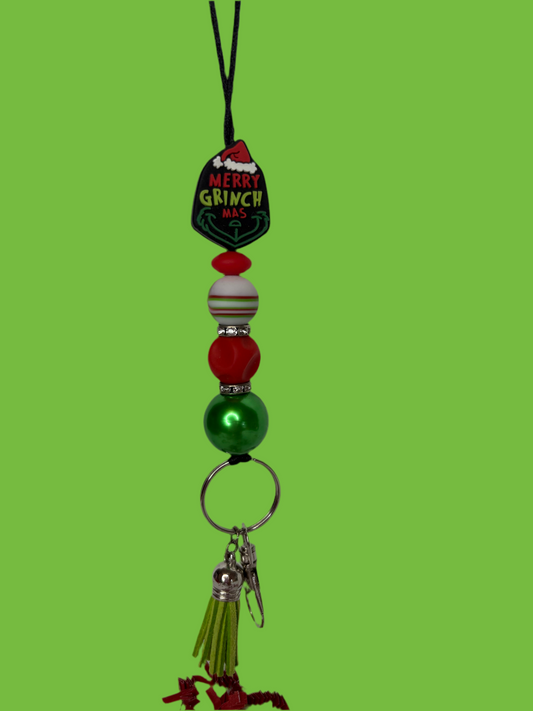 Grinch Themed Lanyard